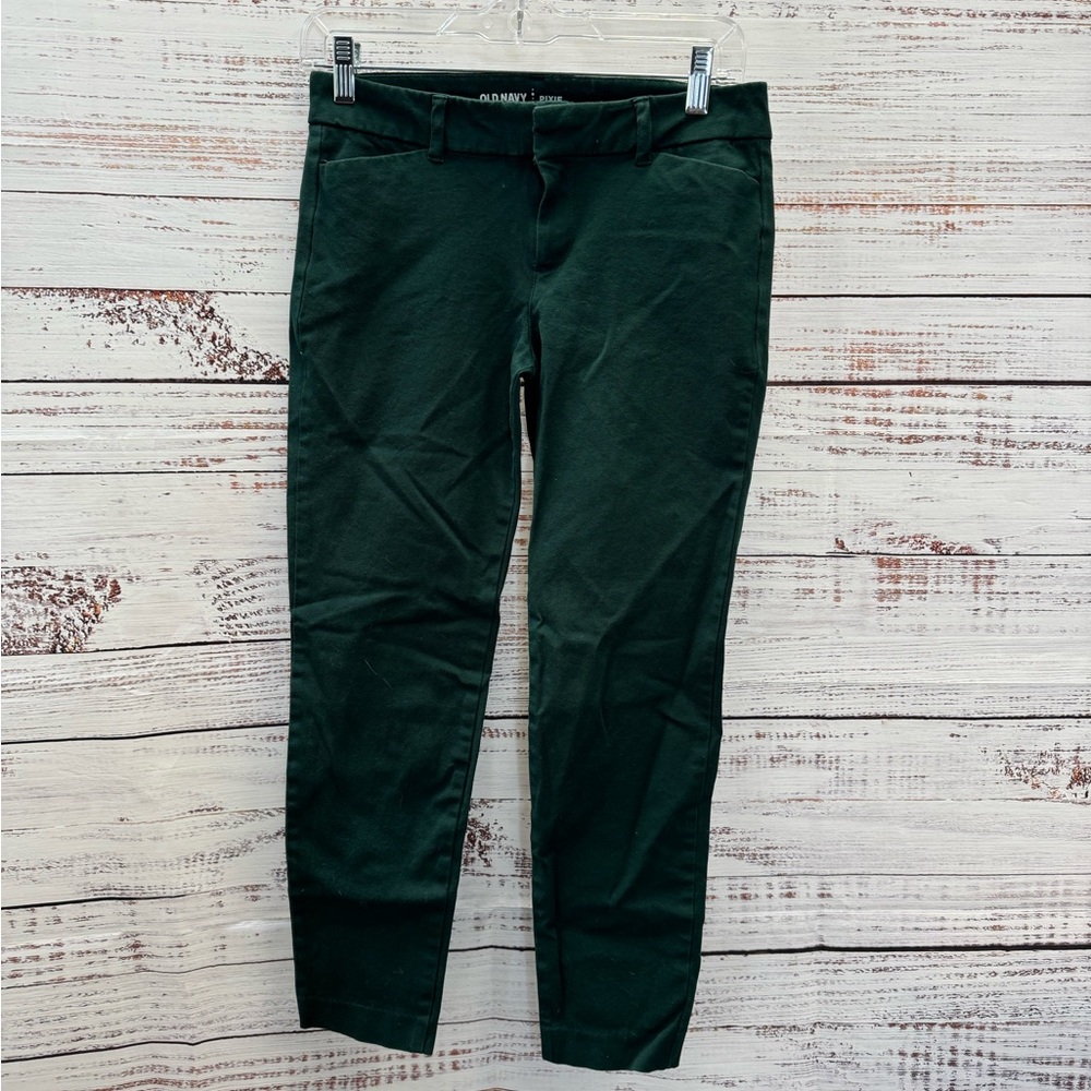 Old Navy Pixie Mid Rise Size 4 "Green"